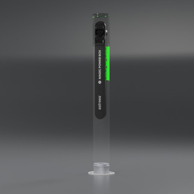Astreea® Charger 1 x 22kW - dobíjecí stanice sloupková - Nabíjecí kabel:: 4 m 11kW, MID elektroměr:: ne