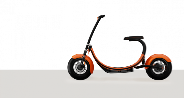 Astreea ONE GOLF elektrický skútr - Barva:: Žlutá
