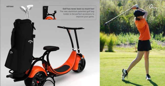 Astreea ONE GOLF elektrický skútr - Barva:: Žlutá